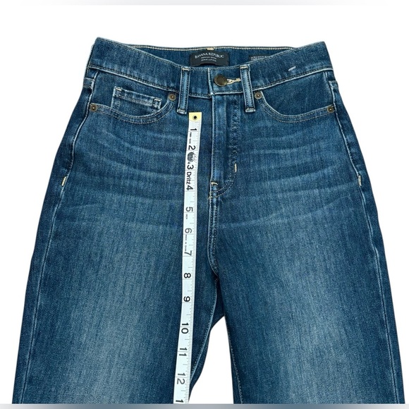 Banana Republic, Premium Denim Ultra High-Rise Slim Fit Jeans, Petite 24, Blue - Picture 4 of 9